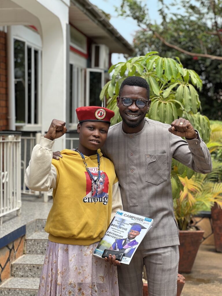 CONNECTED: Kamuli cannula girl finally meets Bobi Wine