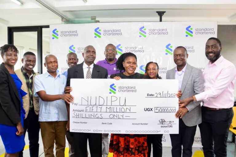 SUPPORTIVE: Youth with disabilities entrepreneurs in Kalangala District get Standard Chartered donations