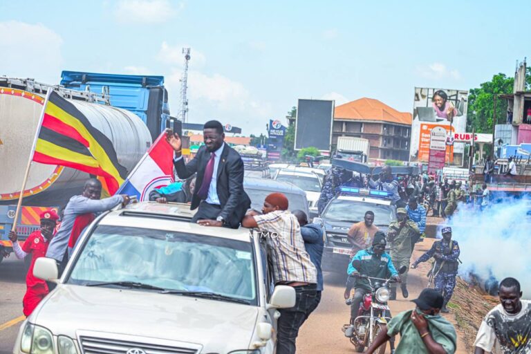 RESILIENCE AND COMMITMENT: A little bit of teargas as Bobi Wine unveils National Unity Platform’s eastern region headquarters in Iganga