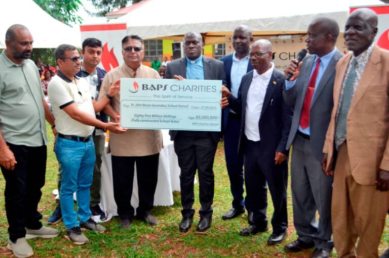 SYMBOL OF PROTECTION: St John Bosco Kamuli receives UGX 85 million protective gate