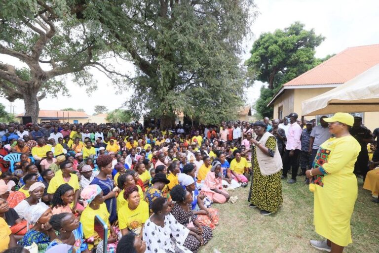 IGNORE OPPOSITION: Speaker Among, former Vice President Kazibwe, and EALA MP Kadogo rally Busoga to reclaim NRM support ahead of general elections