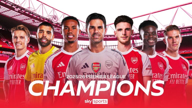 AT LONG LAST: Arsenal win 2025–26 Premier League title after Man City stumble at Bournemouth